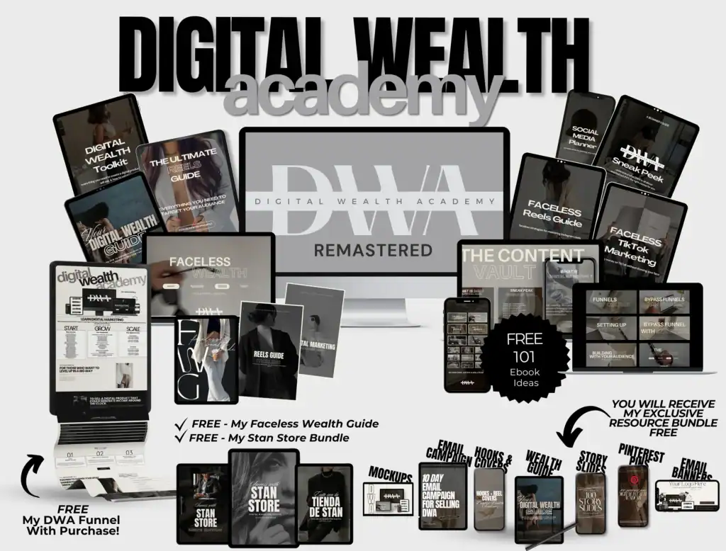 Digital Wealth Academy promotional materials