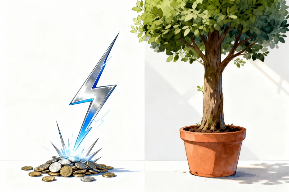 The Difference Between Fast Money and Sustainable Income