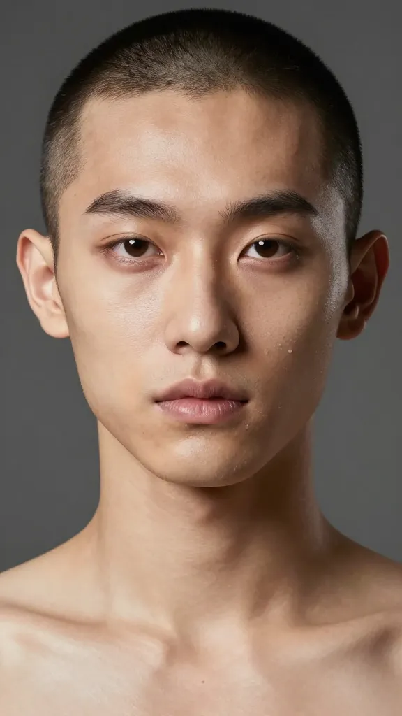 closeup portrait of AvatarForge Pro avatar with polished skin tones, studio lighting